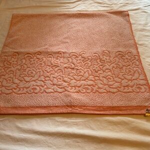 NWT Vintage Dead-stock, Orange, 100% Cotton Towel, Made in Czechoslovakia